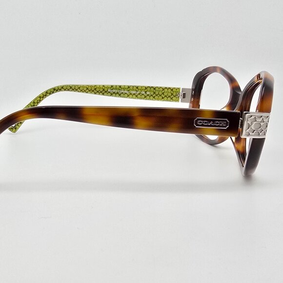 Coach HC8003A L504 Lillian 5031/13 Tortoise Sunglasses Frame w/ Case 59-18-135 - Picture 6 of 16